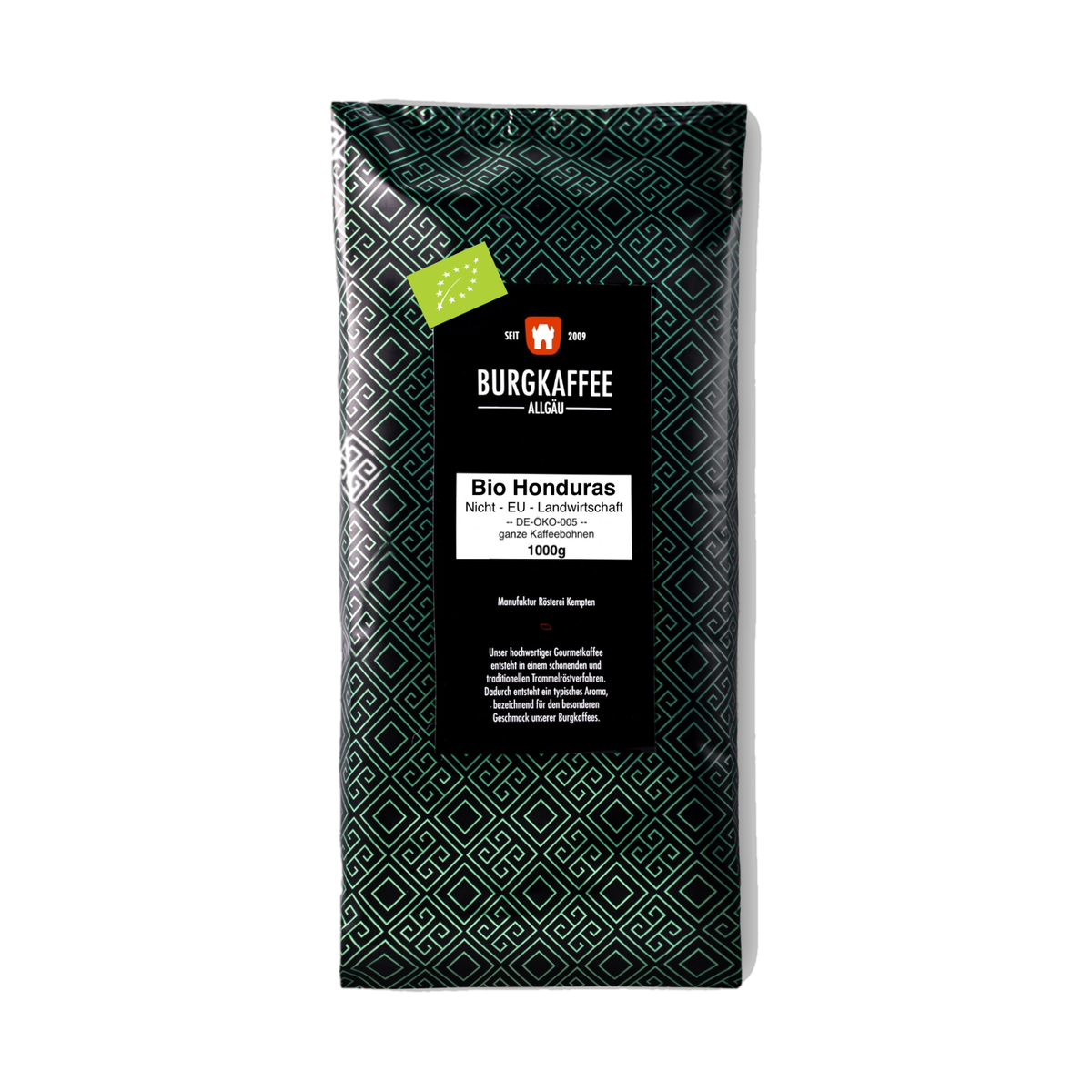 Burgkaffee Biokaffee DE-ÖKO-005 Nicht-EU-Landwirtschaft Honduras
