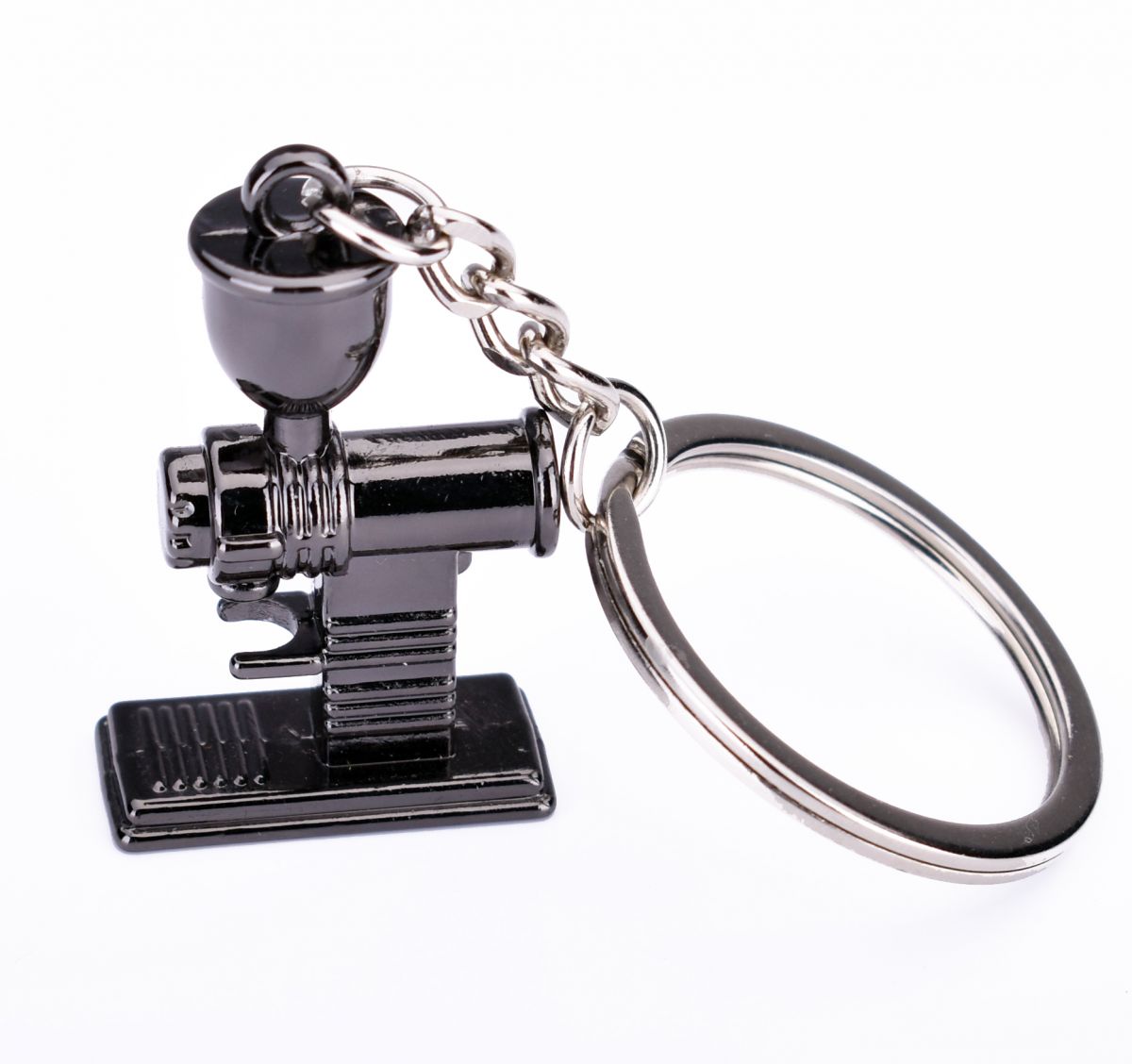 Schlüsselanhänger Grinder Schwarz