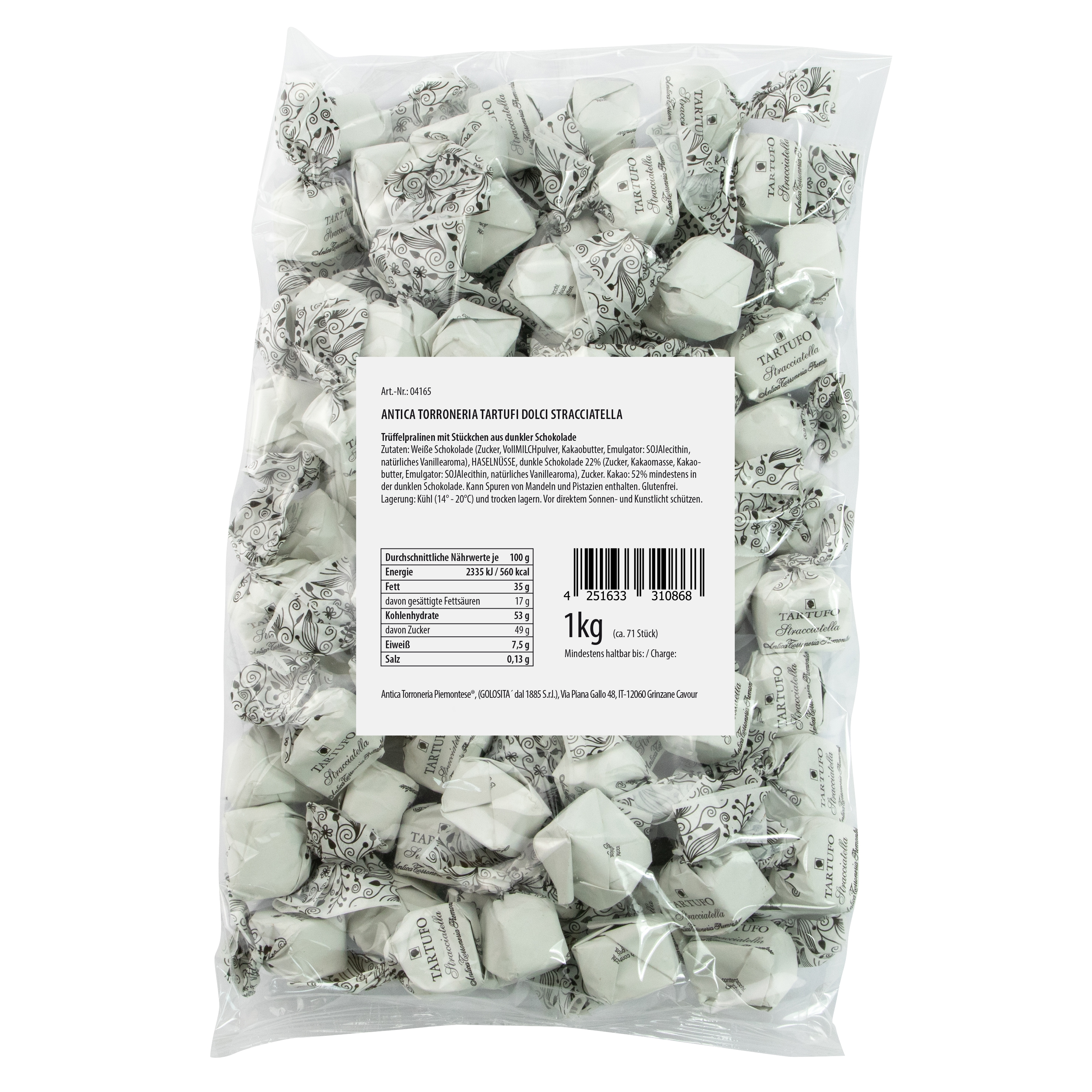 Tartufo-Antica Torroneria Piemontese 1Kg